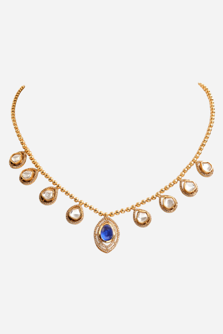 Ishq Blue Necklace